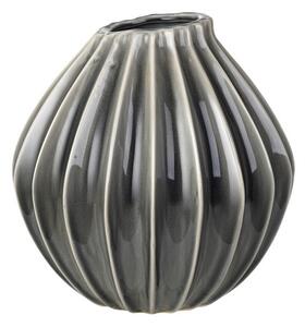 Keramická váza 25 cm Broste WIDE - kouřová