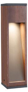 Paulmann 94677 Trabia, vekovní sloupek dřevo/antracit 1xGU10 LED 3,5W 3000K, výška 40cm, IP44