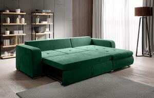 Moderní sedačka Ferino, zelená Kronos Roh: Orientace rohu Levý roh