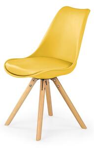 Jídelní židle H201, žlutá