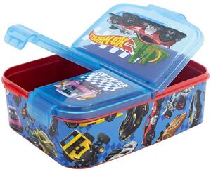 Multibox na svačinu Hot Wheels se 3 přihrádkami