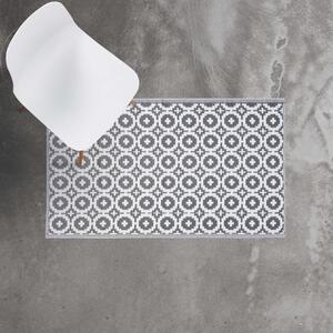 COLOUR CLASH Venkovní koberec mozaika 150 x 90 cm - šedohnědá
