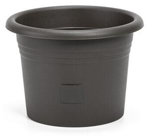 Plastia Samozavlažovací květináč Narza pr. 60 cm, antracit, pr. 60 cm