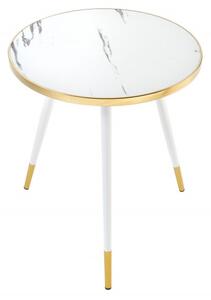 Odkládací stolek PARIS 45 CM bílý Nábytek | Doplňkový nábytek | Odkládací stolky