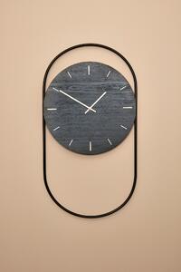 Andersen Nástěnné hodiny Wall Clock - Black/Metal ADS111
