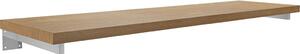 Deska pod umyvadlo Navira Pro + 2 skryté konzole - dub medový - 120x46x3,6 cm