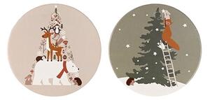 Vánoční jmenovky na dárky Winter Spirits – 6 ks