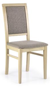 Dřevená jídelní židle H8009, sonoma/hnědá