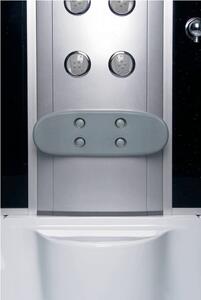 D‘Eluxe hydromasážní Sprchový Box GU17N1722 173x85x222cm, posuvné dveře, grafitové sklo, 5mm