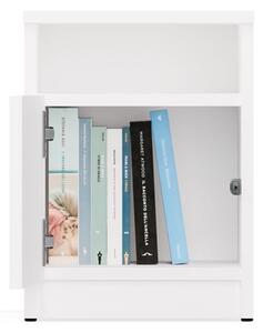 TP Living Noční stolek Galax 1D 30 cm bílý