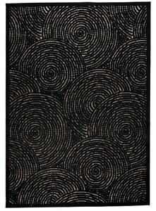 Černý koberec DUTCHBONE Dots 300 x 200 cm