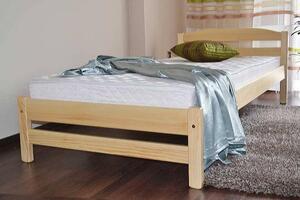 MPE, ADRIANA 90x200 postel z masivního dřeva, dekor borovice, olše, dub, ořech