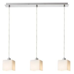 DADOS III 60 závěsná opálové sklo/matný nikl 230V E27 3x11W - RED - DESIGN RENDL