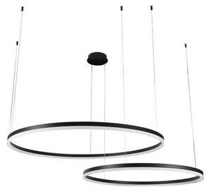LED Stmívatelný lustr na lanku LED/128W/230V 3000-6500K + dálkové ovládání