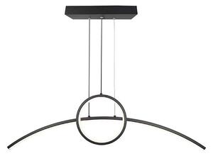 LED Lustr na lanku LED/30W/230V 4000K 88 cm černá