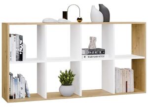 TP Living Regál Malax 2x4 147 cm dub Artisan/bílý