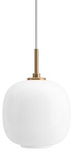 LOUIS POULSEN Závěsná lampa VL 45 Radiohus, 175, Brass / White Opal