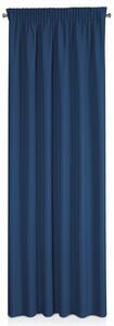 Modrý závěs na pásce RITA 140x270 cm