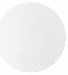 Ayyildiz, Kusový koberec Joy 1400 white kruh, 80x80 (průměr) kruh, bílá, chodba / předsíň
