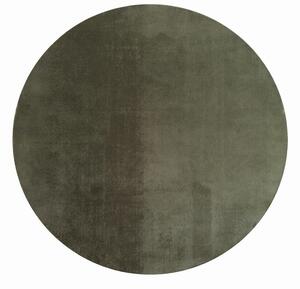 Ayyildiz, Kusový koberec Joy 1400 green kruh, 80x80 (průměr) kruh, zelená, chodba / předsíň
