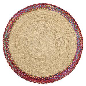 Diamond Carpets India, Ručně vázaný kusový koberec Lorne J 33 Natural kruh, 120x120 (průměr) kruh, vícebarevná, chodba / předsíň