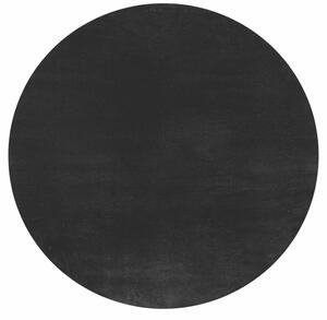 Ayyildiz, Kusový koberec Joy 1400 black kruh, 80x80 (průměr) kruh, černá, chodba / předsíň