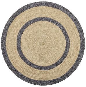 Diamond Carpets India, Ručně vázaný kusový koberec Nora J-48 Natural kruh, 120x120 (průměr) kruh, béžová, chodba / předsíň