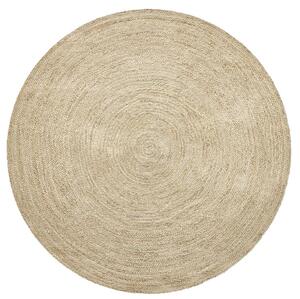 Diamond Carpets India, Ručně vázaný kusový koberec Mira J 16 Natural kruh, 120x120 (průměr) kruh, béžová, chodba / předsíň
