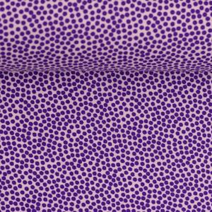 SWAFING Bavlněná látka Dotty puntík levandulová