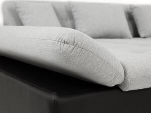 Luxusní sedačka ve tvaru U Bravo, šedá Roh: Orientace rohu Pravý roh