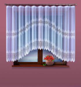 Kusová záclona Julie - 120 x 250 cm (Hotová oblouková záclona)