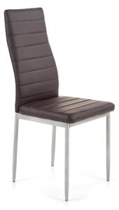 Jídelní židle PIETRE – kov, ekokůže, více barev bílá