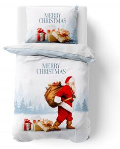 Kvalitex bavlna povlečení Merry christmas 3D 140x200 70x90