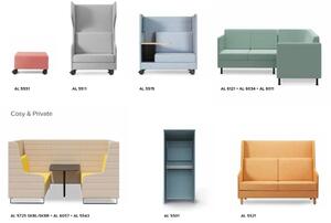 Boxy do lobby prostor a recepcí ATELIER - modulární Nábytek | Kancelářský nábytek | Židle