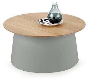 Konferenční stolek AZZURA, 69x32x69, přírodní/popel