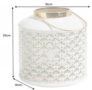 Lucerna MODERN 20 CM pastelově zelená Doplňky | Lucerny