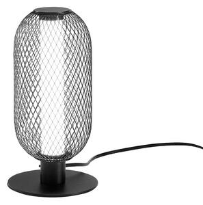 Luce Ambiente Design LED stolní lampa INKAS, výška 28 cm, černá, kov,, Černá, Obývací pokoj / jídelna, kov