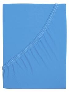 B.E.S. - Petrovice, s.r.o. Prostěradlo Jersey česaná bavlna MAKO - Nebeská modrá Rozměr: 90 x 200