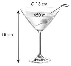 TESCOMA sklenice na martini CHARLIE 450 ml