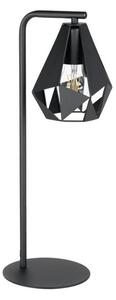 Eglo 43703 - Stolní lampa CARLTON 1xE27/60W/230V černá