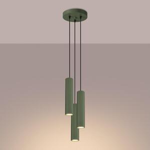 Brilagi - LED Lustr na lanku CRESTO 3xGU10/10W/230V zelená