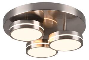 Trio - LED Stmívatelné stropní svítidlo FRANKLIN 3xLED/8,5W/230V pr. 35 cm chrom