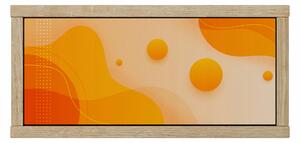 ORANGE ARRANGEMENT Noční stolek dub závěsný Montážní lišta