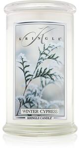 Kringle Candle Winter Cypress vonná svíčka 624 g