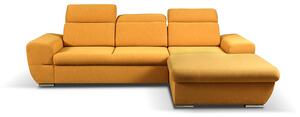 Luxusní rohová sedačka Lite, žlutá Ronda Roh: Orientace rohu Levý roh
