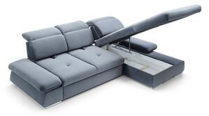 Luxusní rohová sedačka Figo, šedá Monolith Roh: Orientace rohu Pravý roh