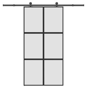 Posuvné dveře s kováním 102,5x205 cm tvrzeného sklo a hliník 3332964