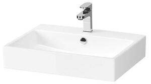 Umyvadlo Cersanit Virgo 60,5x46 cm bez otvoru pro baterii, bez přepadu K118-006