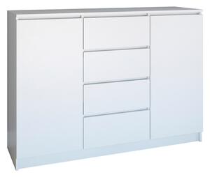 Komoda TopEshop 120 x 40 x 97 cm bílá matná