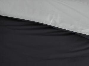 TipTrade Oboustranné bavlněné povlečení - Color šedo antracitové Rozměr: 140 x 200 + 70 x 90